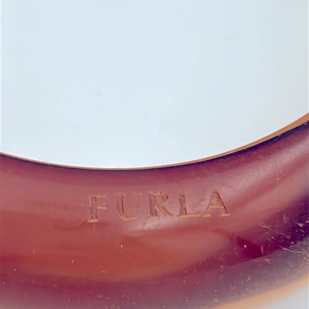Authentic Furla Resin Bangle Bracelet - Made in Italy